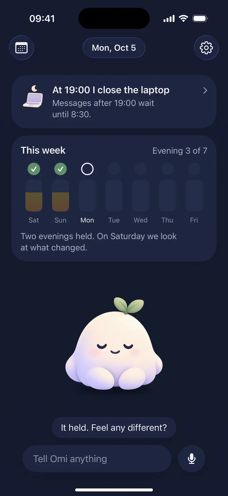 The same Home at night