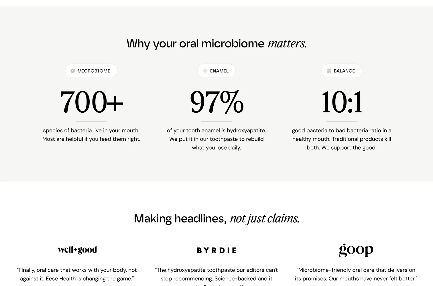 Why your oral microbiome matters, in three numbers and press quotes