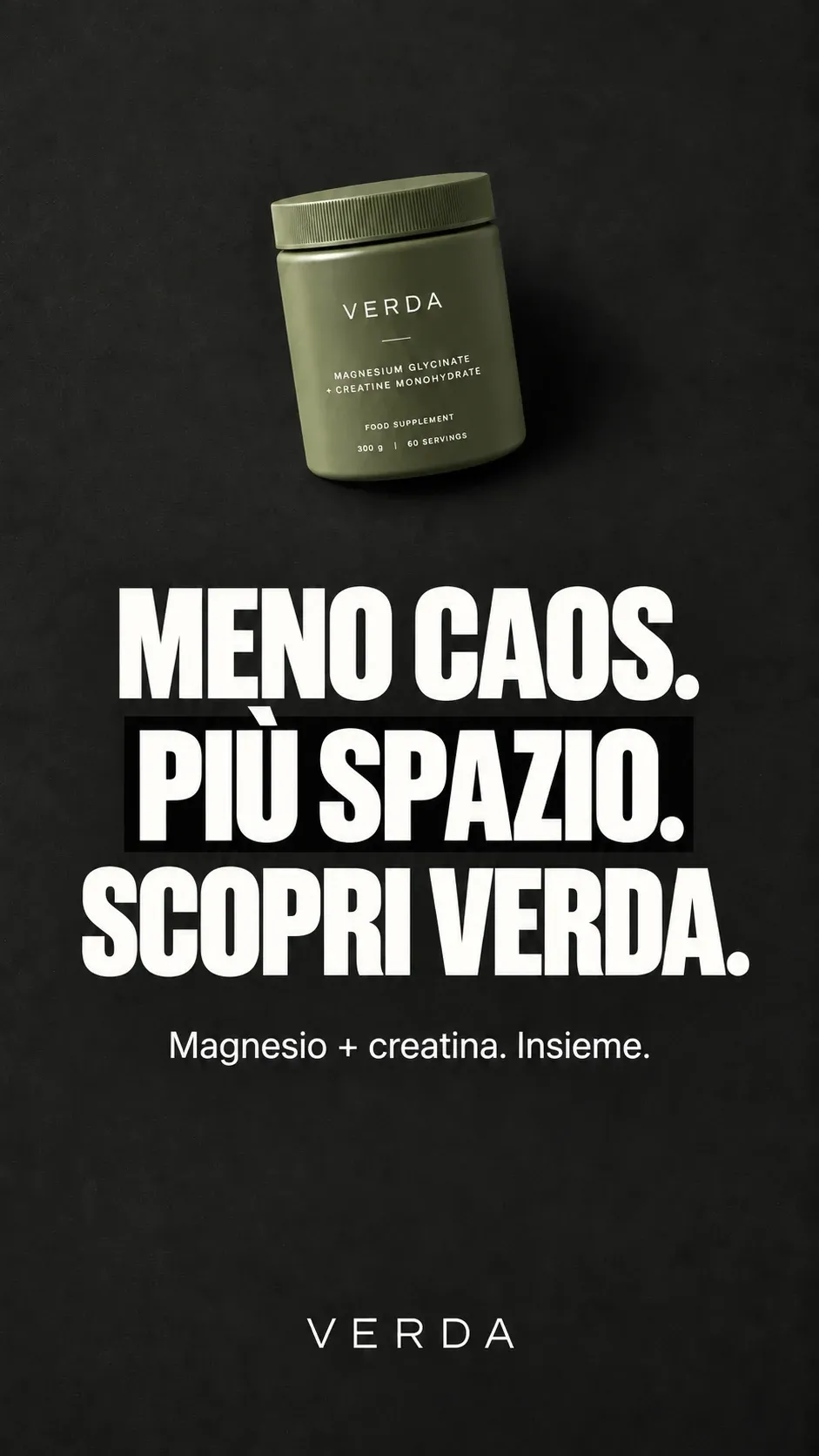 The Verda ad in Italian