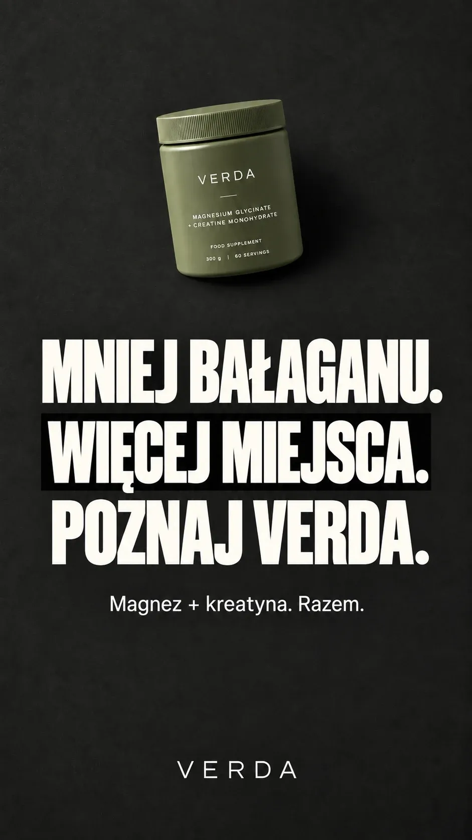 The Verda ad in Polish