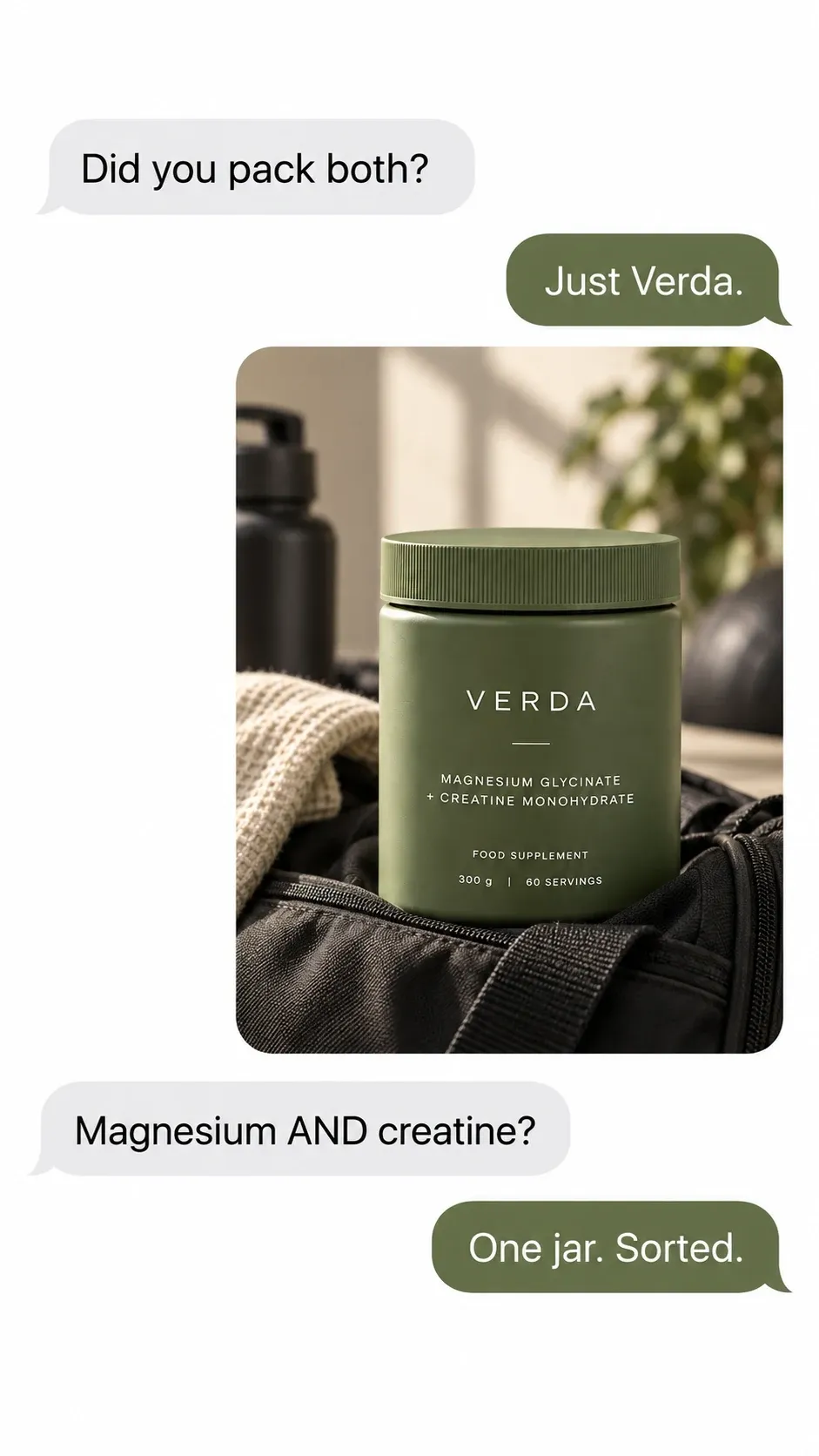 Verda in a text message thread: just Verda